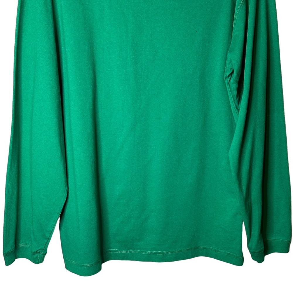 Vintage Disney Mickey Inc Henley Green Embroidered Winnie the Pooh 100% Cotton M - Picture 7 of 9